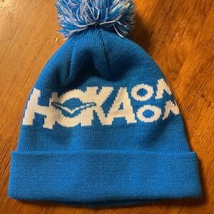 NEW HOKA Winter Beanie Hat Blue
